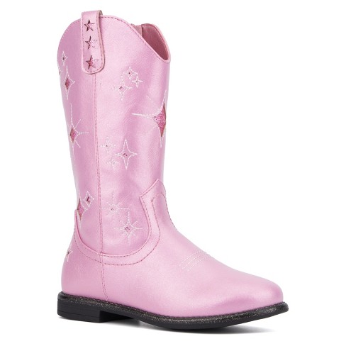 Olivia Miller Girl's Cowboy Western Boots - 13, Pink : Target