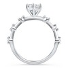 Pompeii3 Certified 1 1/3Ct Hexagon Diamond Jamie Engagement Ring 14k Gold Lab Created - 2 of 4