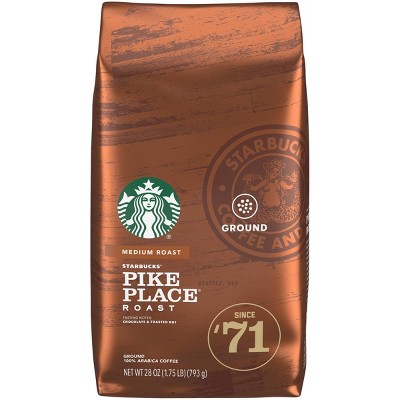 Starbucks Pike Place Medium Dark Roast Coffee - 28oz