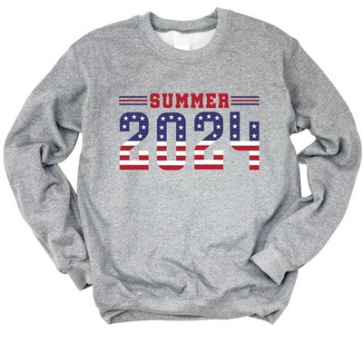 Simply Sage Market Women's Graphic Sweatshirt Stars and Stripes Summer 2024