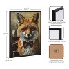 Kate & Laurel All Things Decor 16"x20" Gallery Traditional Fox Wine Tasting Print by The Creative Bunch Studio Black - 3 of 4