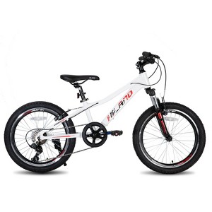 HILAND Boys Girls Mountain Bike for Kids, 7 Speeds Kids MTB Bicycle, 20 inch - 1 of 4