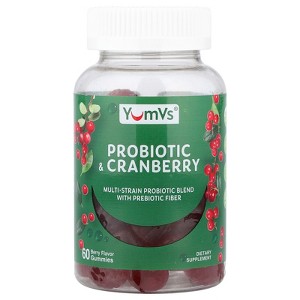 yumi0433 YumVs Probiotic Cranberry Gummies, Berry, 60 Gummies : Target