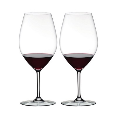 Riedel 6408/01 Ouverture Double Magnum Crystal Dishwasher Safe Stemmed Multifunctional Wine Glasses, 35 Ounce Capacity (2 pack)