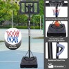 BestParts 7.5ft-10ft Adjustable Basketball Hoop with 44" Backboard & Wheels - Black - 3 of 4