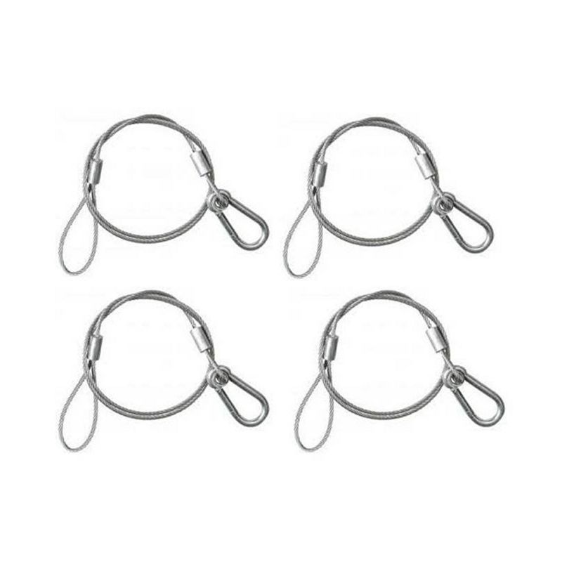 (4) Chauvet CH-05 31" Safety Clamp Lighting Cable Wires - 700Lb Capacity, 1 of 3