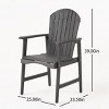 Acacia Wood Adirondack Dining Chairs, Adirondack Chair Set Of 2, Adirondack Chair Wood, Adirondack Chair Modern-Cuddlewood - 4 of 4