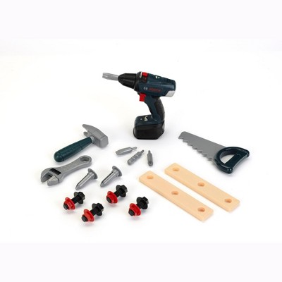 Theo Klein Bosch Big DIY Case with Cordless Drill, Blue