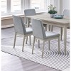 NicBex 7 Piece Dining Table Set,Wood Grain Rectangular Dining Table with 6 Upholstered Chairs for Kitchen,Natural Wood - 4 of 4