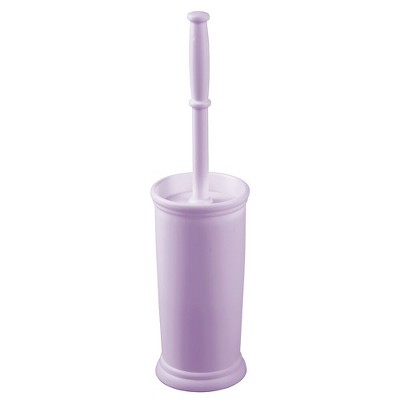 purple toilet brush holder