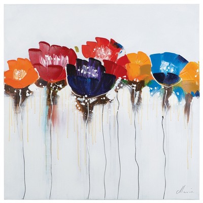 Yosemite Home Decor FCK8322-1 Jeweled Poppies I Multi