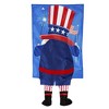 Uncle Sam Gnome Kickin Garden Flag - 2 of 4