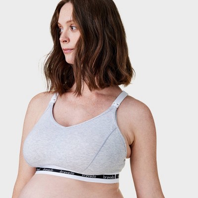 Maternity Nursing Bra, Easy Clip Nursing, Comfortable & Breathable, 100%  Cotton