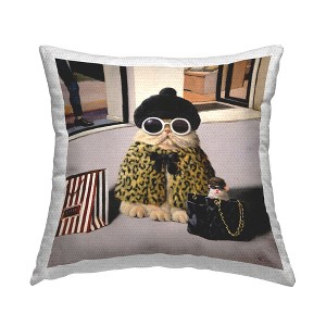 Stupell Industries Sassy Glam Cat Designer Fashion Couture Handbag - 1 of 3