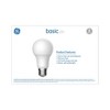 GE 8pk Basic Soft White LED 60W A19: 9.5W, 760 Lumens, 2700K, E26 Base, 9.1-Year Life, 1-Way, CA Title 20 Compliant - 4 of 4