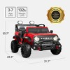 Best Choice Products Kids 24V 2-Seater Electric Ride-On Car Truck w/ Parent Control, Bluetooth, LED Lights - 2 of 4