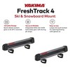 Yakima FreshTrack 4 Universal Car Roof Top Mount Ski and Snowboard Rack, Black - 2 of 4