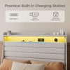 Comfy Upholstered Platforms Bed Frame , Modern Bed Frame with Wood Slat Support, No Box Spring Needed, Easy Assembly - 3 of 4