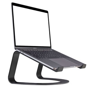 Twelve South Curve for MacBooks and Laptops Ergonomic desktop cooling stand for home or office, matte black - 1 of 4
