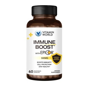 Vitamin World - Immune Boost with EpiCor® 60 Vegetarian Capsules - 1 of 3