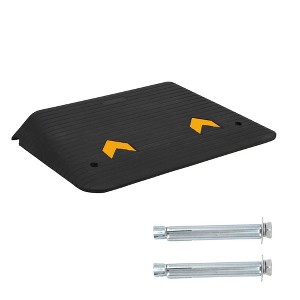 3.5" Rise Wheelchair Ramp, Heavy Duty 33,000LB Capacity Anti-Slip Rubber Threshold Ramp for Doorways, Steps & Stairs, Weatherproof & Lightweight - 1 of 4