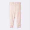 Baby 3pk Solid Cotton Pants - Cloud Island™ Pink/Green - 2 of 3