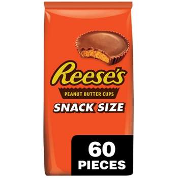 Reese's Milk Chocolate Peanut Butter Cups Snack Size Candy - 33oz