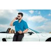 LA LEELA Mens Short Sleeve Button Down Solid Casual Camp Business Vacation Beach Collared Shirt for Men Summer Work Shirts with Pocket - 4 of 4