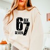 Six Seven Distressed - Women's Lightweight Garment Dyed Sweatshirt - 2 of 4