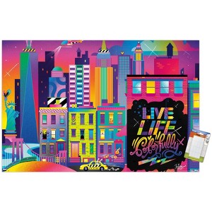 Trends International Jason Naylor - Live Life Colorfully Unframed Wall Poster Prints - 1 of 4