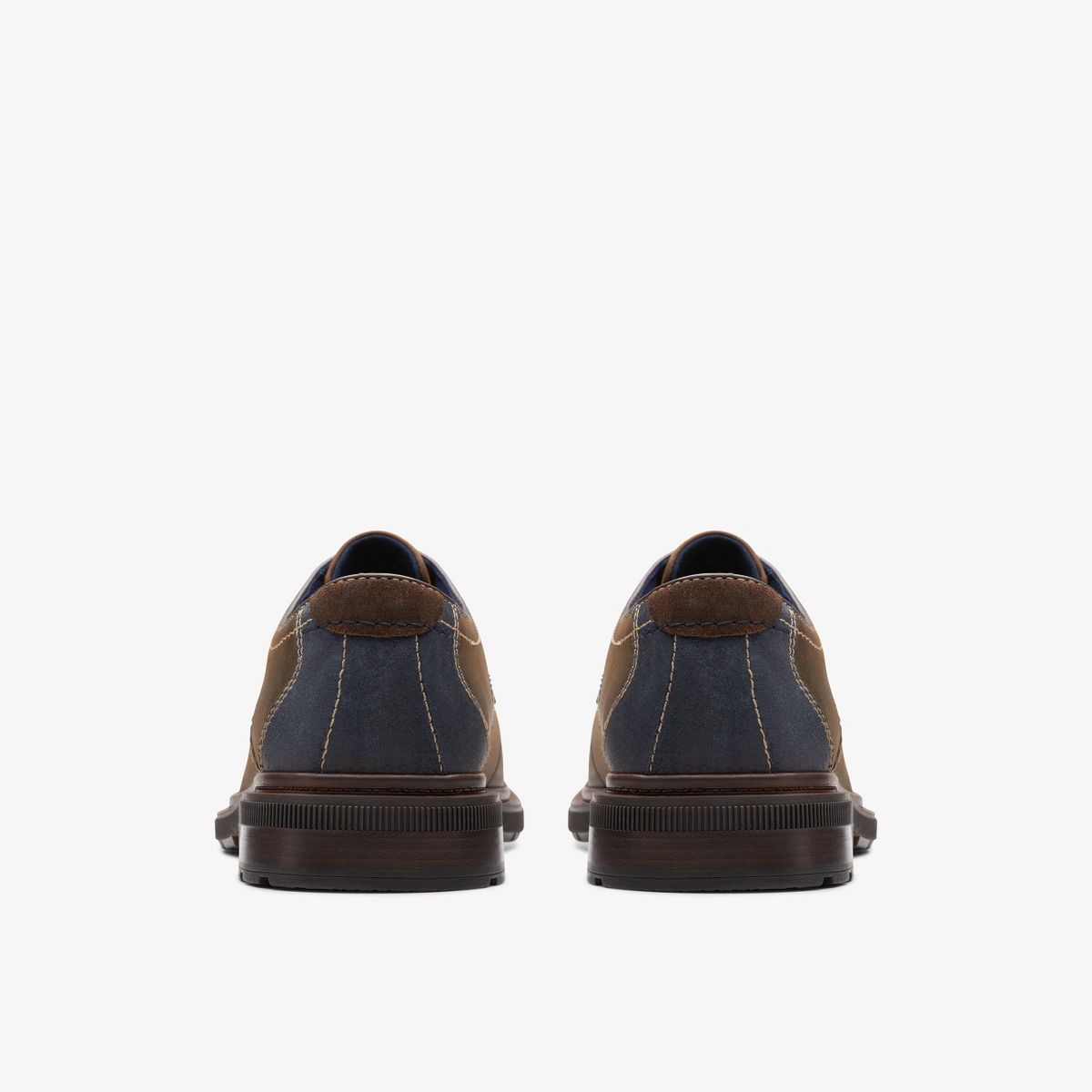 Clarks Mens Burchill Derby Beeswax Leather Shoes - thumbnail 5