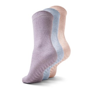 Gripjoy Men's Crew Socks with Grips (Pack of 3) - 1 of 4