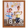 PosterPalooza | Slim Profile Brown Picture Frame - UV Acrylic, Foam Board Backing, Hanging Hardware - 2 of 4
