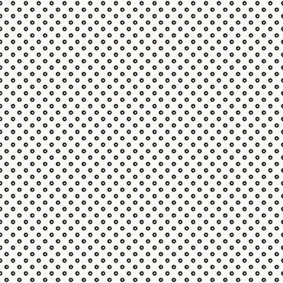 Tempaper Ditsy Floral Black Daisy Peel and Stick Wallpaper