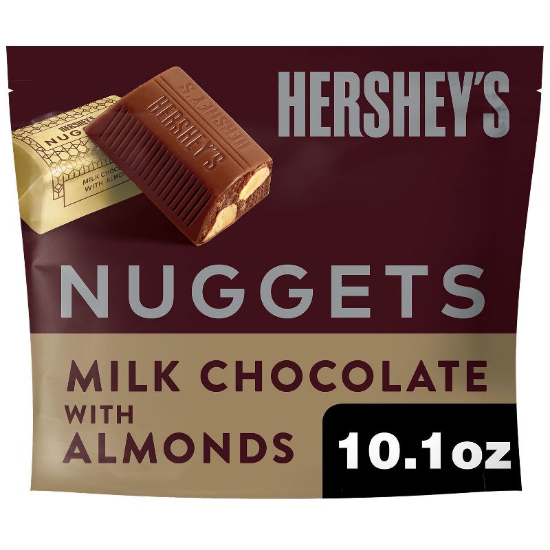 Hershey&#39;s Nuggets with Almonds Share Size Chocolate Candy - 10.1oz, 1 of 9