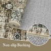 Acekool Vintage Area Rug, Washable Soft Low Pile Non Slip Carpet for Bedroom Living Room, Easy Care Retro Indoor Decor - 2 of 4