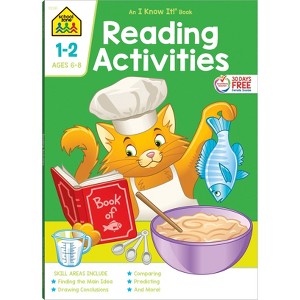 School Zone Reading Activities Grades 1-2 Workbook - (Reading Comprehension, Grade 1 Deluxe Edition) (Paperback) - 1 of 4