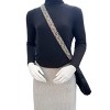 Wrapables Wide Adjustable Crossbody Handbag Strap, Women's Replacement Bag Strap for Purses, Gray Starflower - 4 of 4