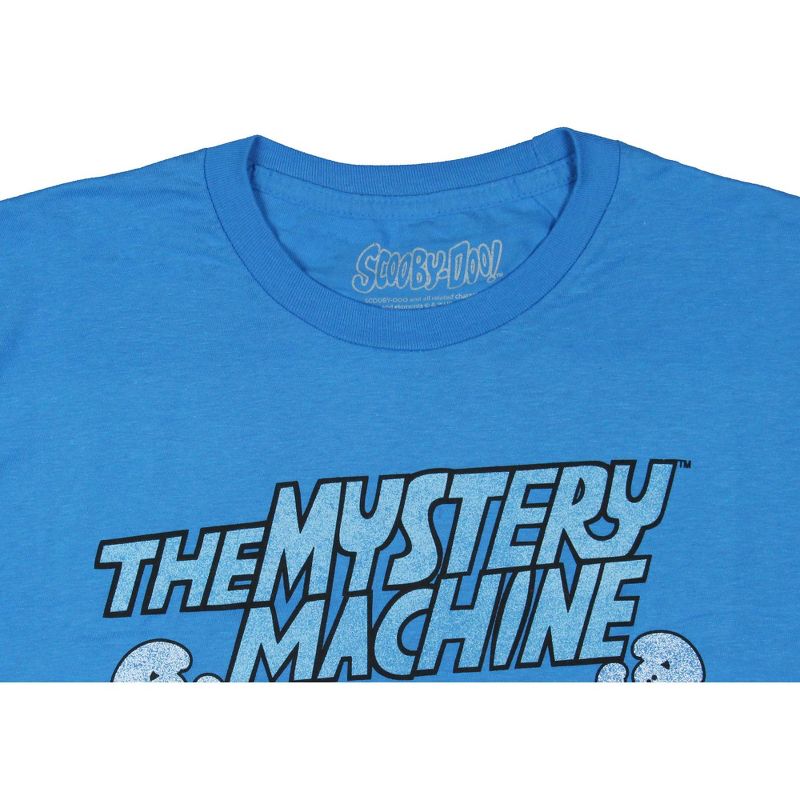 Scooby-Doo Men's Distressed Mystery Machine Graphic Print T-Shirt, 3 of 4