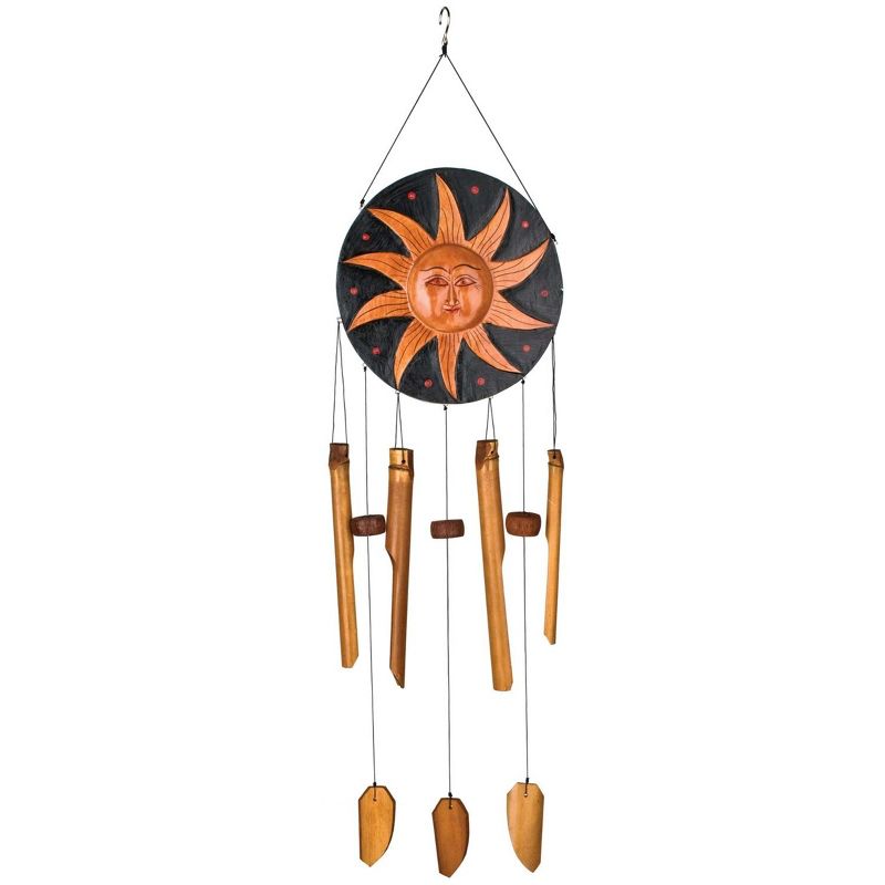 Woodstock Windchimes Celestial Bamboo Chime, Wind Chimes For Outside, Wind Chimes For Garden, Patio, and Outdoor Décor, 37"L, 1 of 8