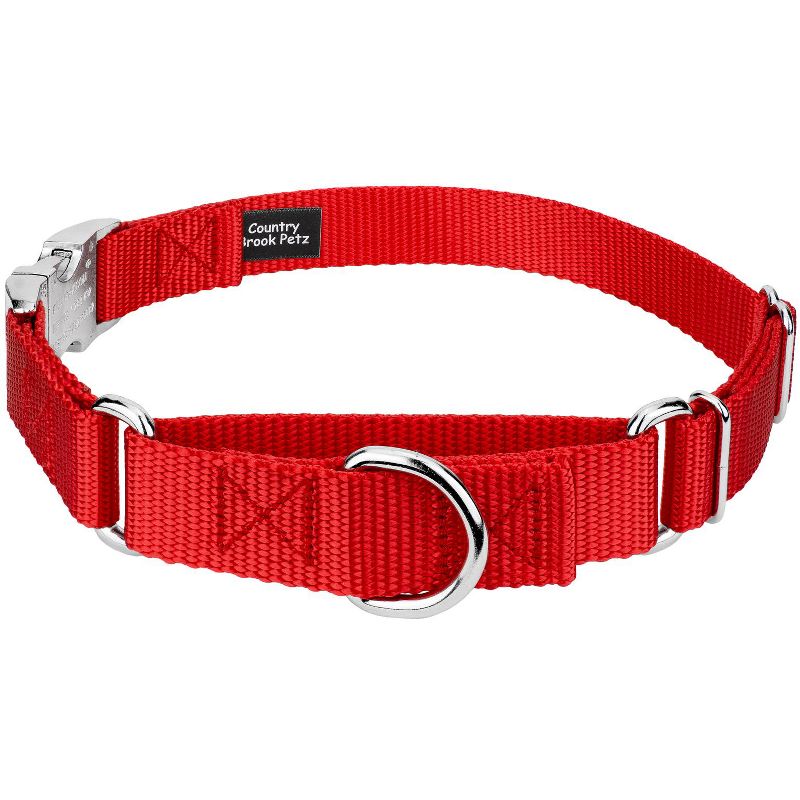 Country Brook Petz Heavyduty Nylon Martingale with Premium Buckle, 1 of 6