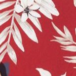red floral palms