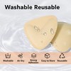 Anna-Kaci Washable Reusable Adhesive Bra Pads with Soft Flexible Shape and Strong Grip Design for Invisible Support 4.5x4.3in - 3 of 4