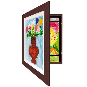 Kids Drawings Frame - Composite Wood And Shatter-Resistant Glass - 1 of 4