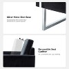 Idmon Modern Tufted Wooden velvet Club Chair with Metal Legs for Bedroom and Living Room | ARTFUL LIVING DESIGN - 4 of 4