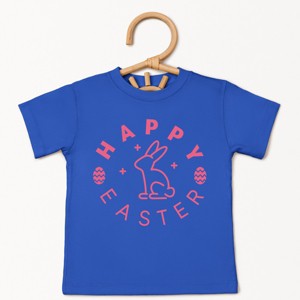 The Juniper Shop Happy Easter Eggs Toddler Short Sleeve Tee - 1 of 4