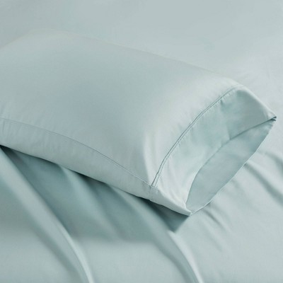 Seafoam Queen 1500 Thread Count Cotton Blend 4-Piece Sheet Set