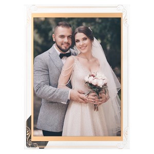 REGALWOVEN Glass Lightweight Family Wedding Picture Frame - 1 of 4