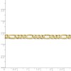 Black Bow Jewelry 4.5mm, 10k Yellow Gold, Concave Figaro Chain Bracelet - 4 of 4