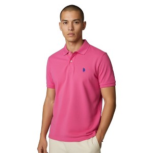 U.S. Polo Assn. Men's Slim Fit Interlock Polo Shirt - 1 of 1